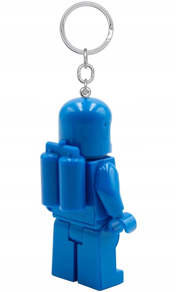Lego Blue Astronaut Keyring with Torch