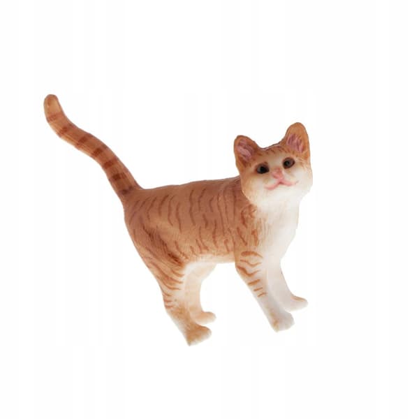 Hand-painted mini animal figurine: cat 1