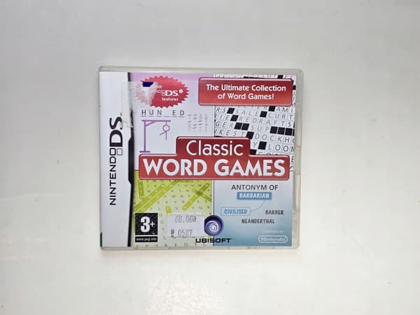 CLASSIC WORD GAMES FOR THE NINTENDO DS
