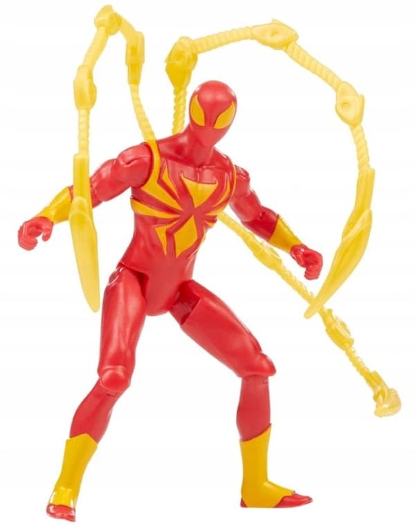 MARVEL SPIDER-MAN IRON SPIDER Tony Stark figurine, 10.5 cm, by HASBRO. Age 4+