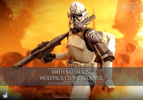 Star Wars 1/6 Scale Clone Trooper 104th Battalion Wolfpack Deluxe Action Figure -