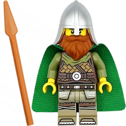 LEGO Castle/Vikings – minifigure, Viking with a spear | AS A GIFT