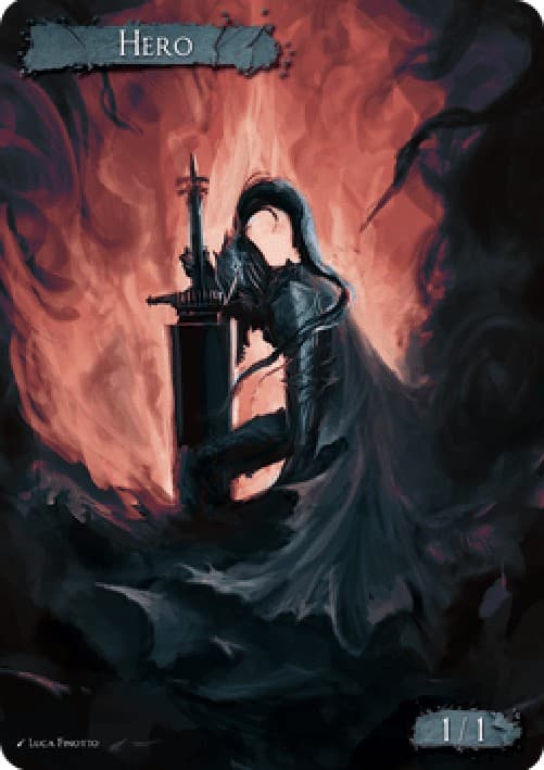 Magic: The Gathering Hero Token