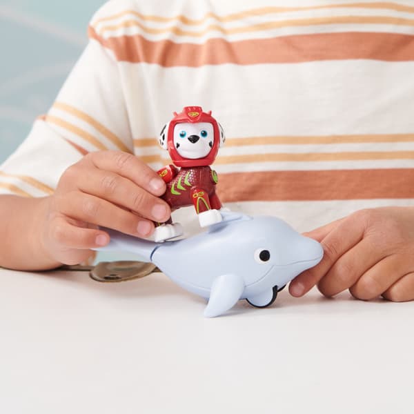 Spin Master Paw Patrol Aqua Pups Marshall & Dolphin Figure Set