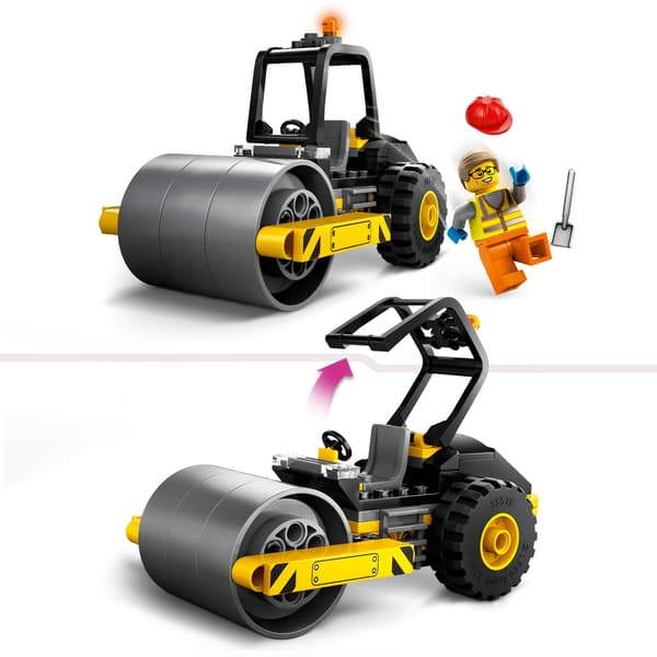 LEGO CITY BUILDING BRICKS: ROAD ROLLER, 78 PIECES, 5+