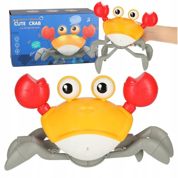 Aku. An interactive musical crab with a USB motion sensor