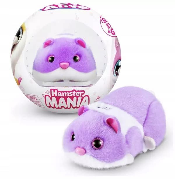 PETS ALIVE HAMSTER MANIA INTERACTIVE HAMSTER CUDDLY TOY