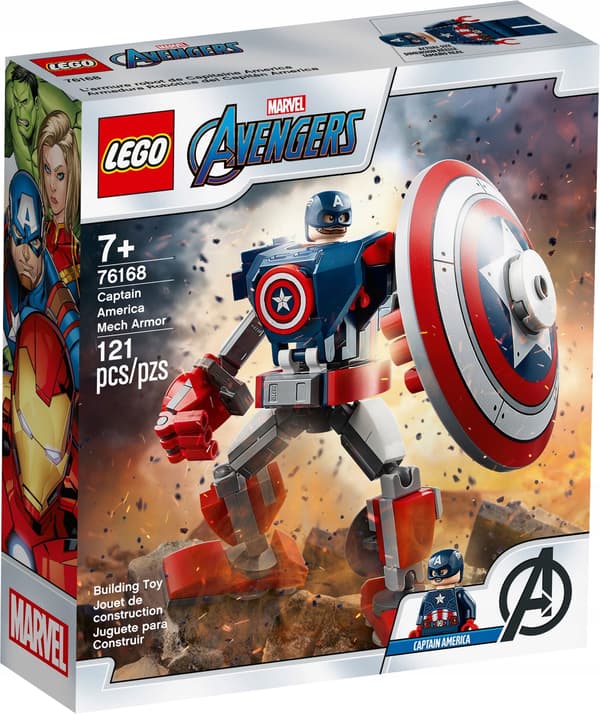 LEGO 76168 MARVEL – CAPTAIN AMERICA’S ARMOURED MECH