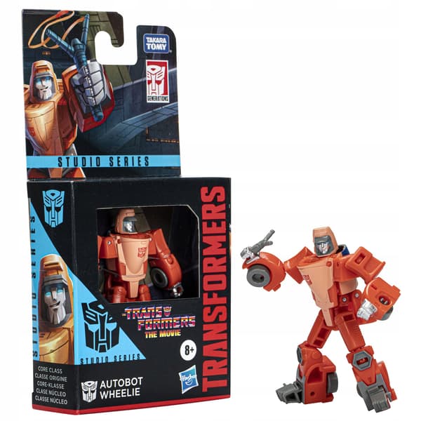 Transformers Studio Series Core Class ‘The Movie’ Autobot Wheelie Figure,