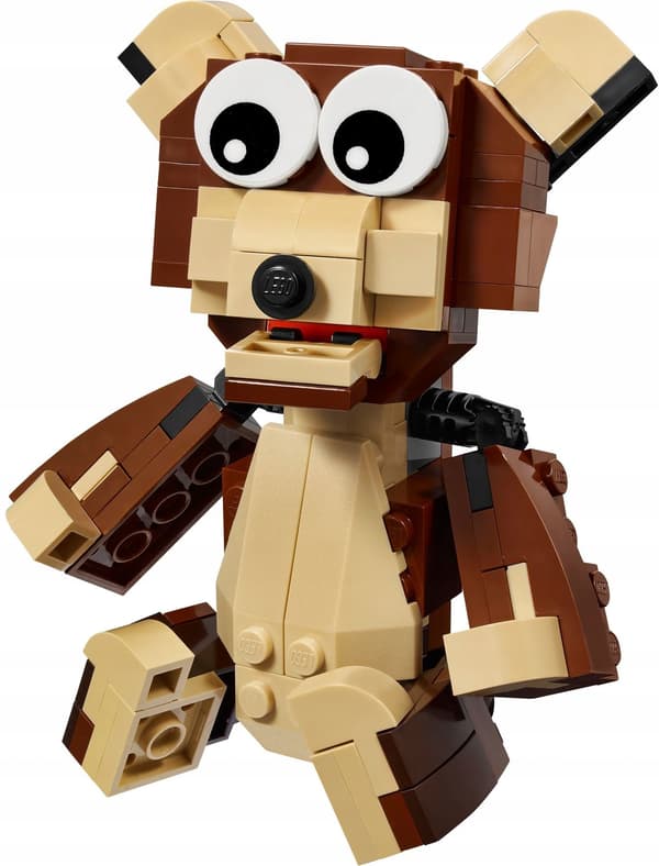 LEGO CREATOR 31019 Playful Animals 3-in-1: Monkey, Toucan, Squirrel, Bear