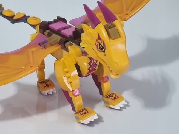 LEGO 41175 Elves: The Dragon from Dragon’s Lava Cave – set components