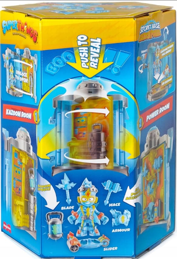 MAGICBOX SUPERTHINGS KAZOOM POWER SECRET BASE SUPER GIFT SET