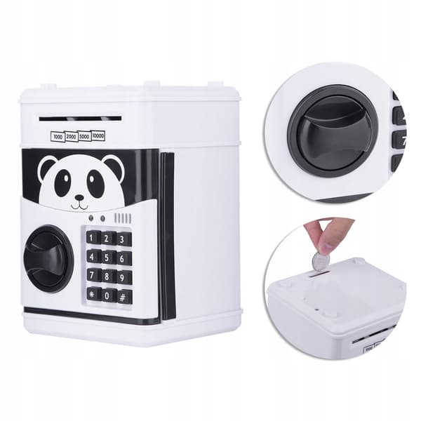 A small, charming coin box. Password lock. LR Security