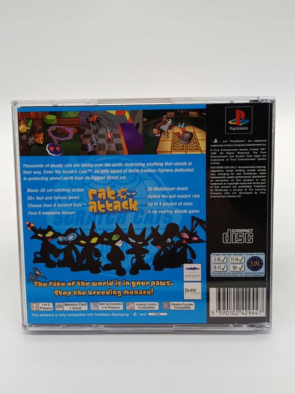 Rat Attack PSX PS1 PlayStation (PSX) New replacement box