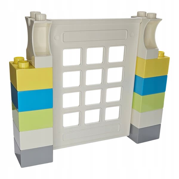 LS NEW LEGO DUPLO GATE WITH HINGED DOOR AND GRILLE