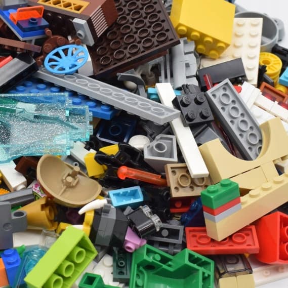 LEGO Bricks by Weight: Random Mix 0.5 kg (500 g) + minifigure