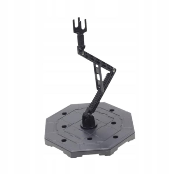 Action figure stand with height-adjustable angle Sturdy doll stand Support Black