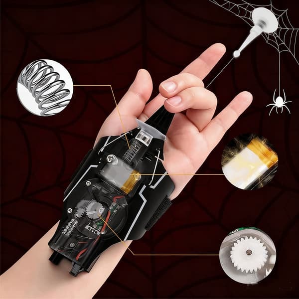Spider’s Web WEB LAUNCHER SHOOTING SET GLOVE WEB 3M MAGNET USB
