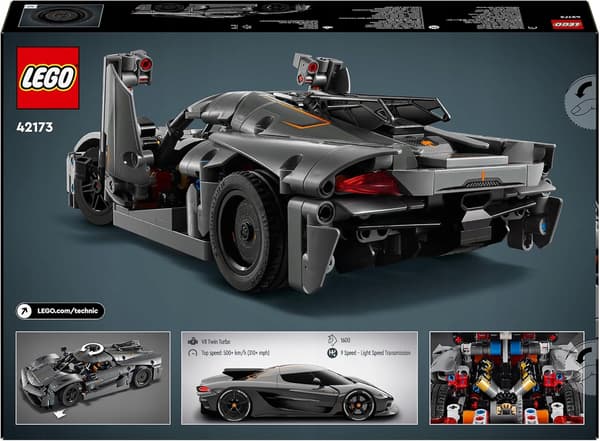LEGO Technic Grey Koenigsegg Jesko Absolut Hypercar