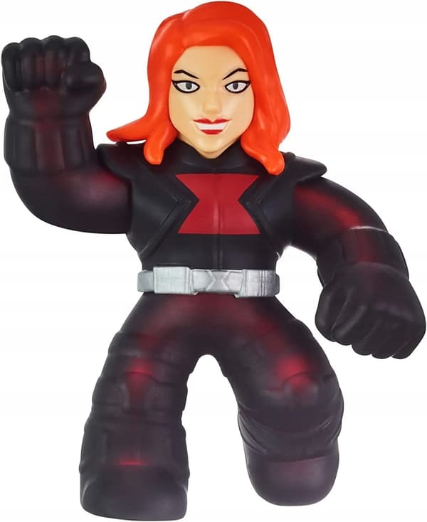 GOO JIT ZU MARVEL BLACK WIDOW SLIME FIGURINE 41440 STRETCHABLE