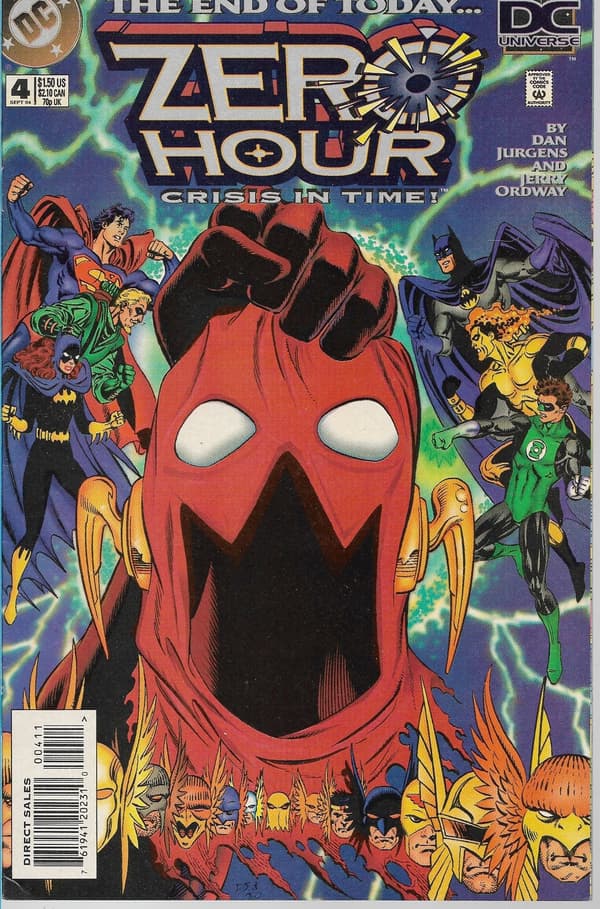 DC ZERO HOUR: Crisis in Time, Issues 1–4, 1994 (in English)