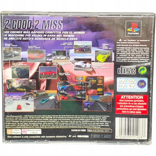 Need for Speed 2 for PlayStation (PSX, PS1) #2
