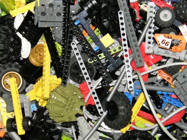 Lego Technic MIX – original bricks, 0.5 kg 0.5kg