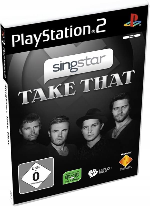 SINGSTAR TAKE THAT game for Sony PlayStation 2 (PS2)