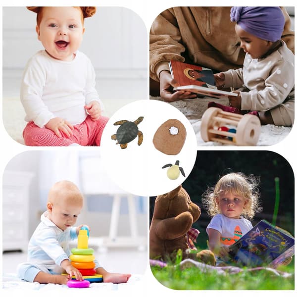 EDUCATIONAL SET OF SEA TURTLE MODELS FOR DECORATION