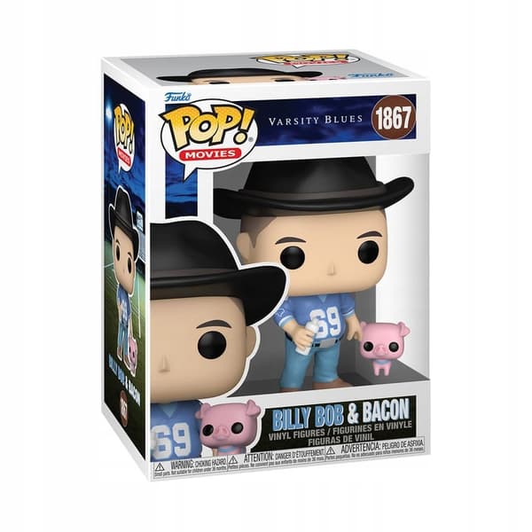 Varsity Blues POP & Buddy! Billy Vinyl Figure with Bacon, 9 cm