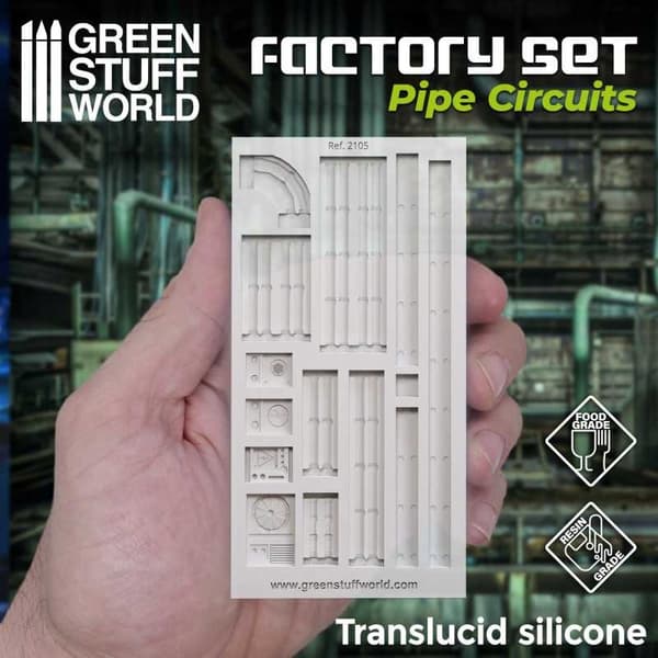 GSW 2105 Silicone moulds – Pipe Circuits (casting mould)