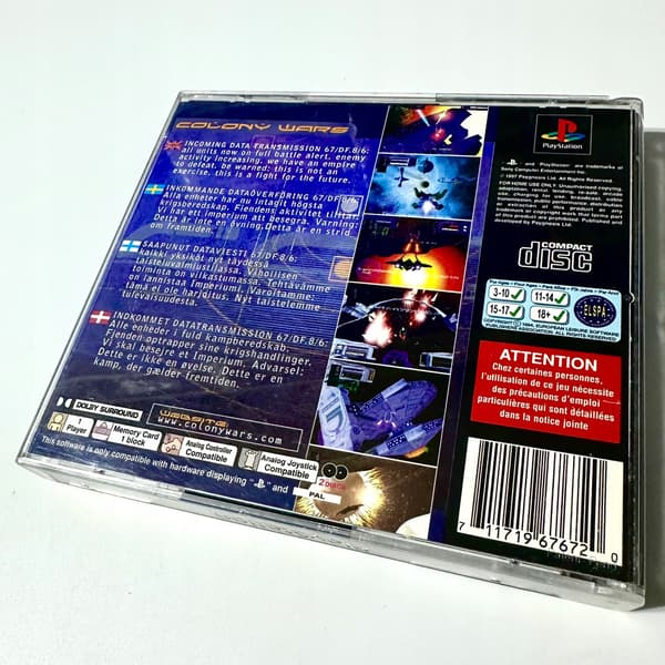 Colony Wars | PS1 | PSX | PLAYSTATION 1 | 3xA SET