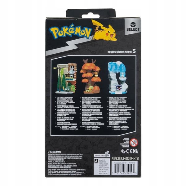 Pokémon Select AUTUMN FOREST Tree + 2 TURTWIG and EEVEE Figures PKW3683