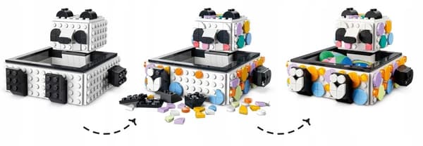 LEGO Dots 41959 Container with a cute panda