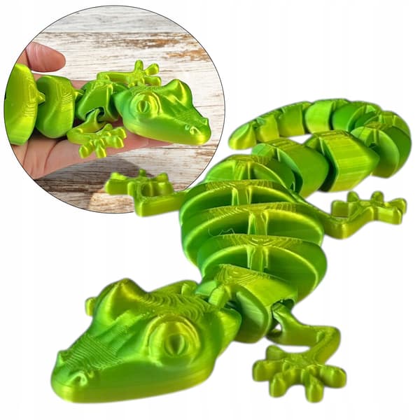 40 cm decorative figurine – MOVING 3D lizard – a gift for a child