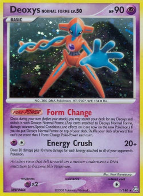 Pokemon Deoxys Normal Forme Lv.50