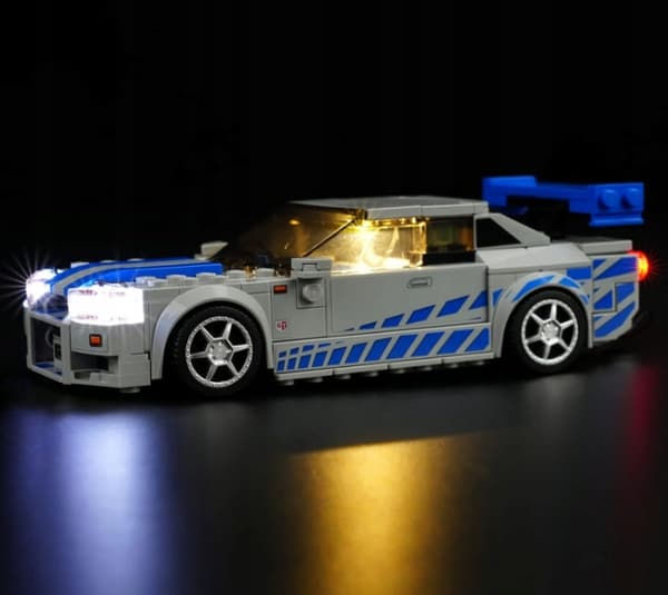 LED lighting for the 42111 Technic Dom’s Dodge Charger set (without bricks)