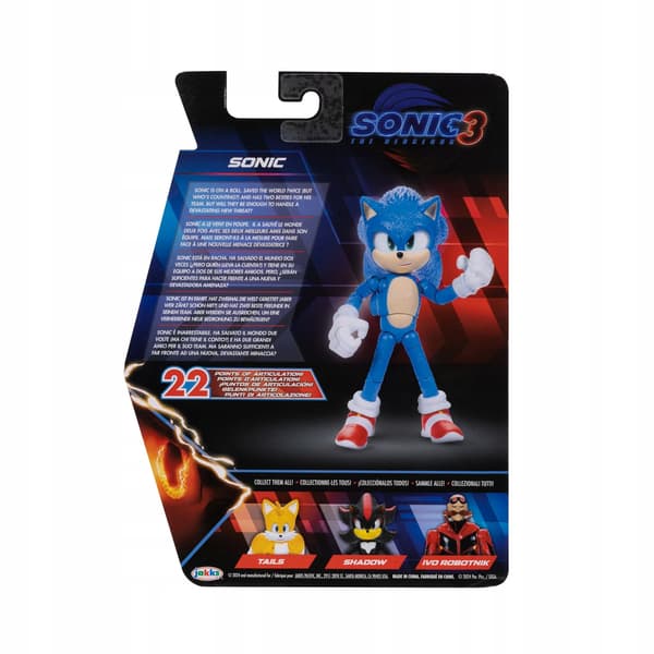 Sonic 3 action figure – Sonic character, 13 cm