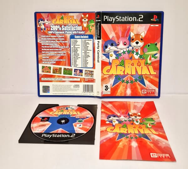 PARTY CARNIVAL PS2 3XA game – READ THE DESCRIPTION!