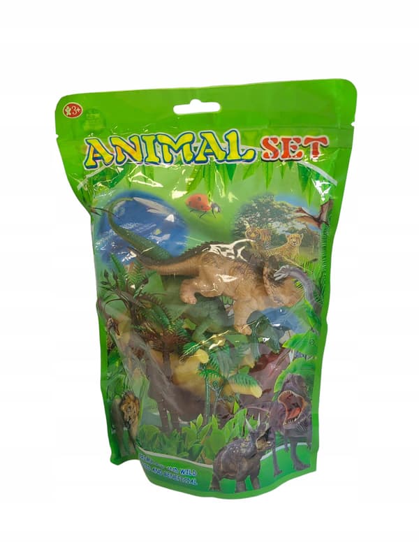 ANIMAL SET – Animal set with decorations – DINOSAURS – complete set