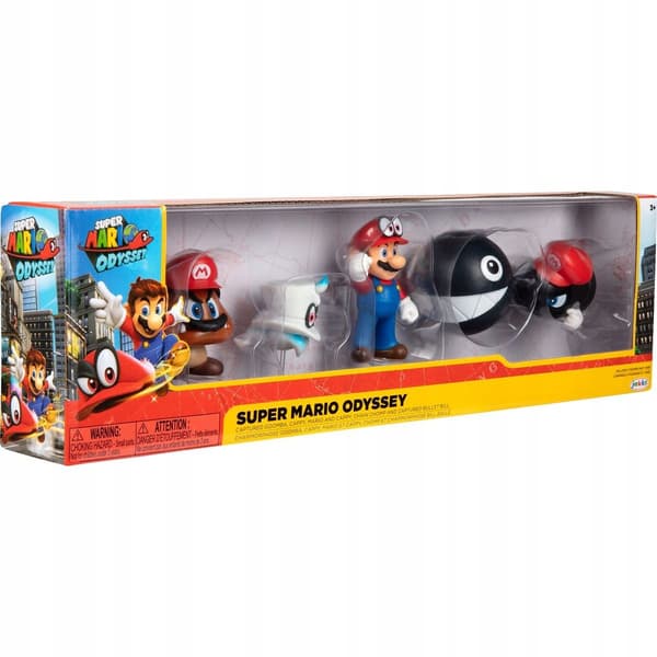 Super Mario Bros. Odyssey Goomba Cappy Figurine Set