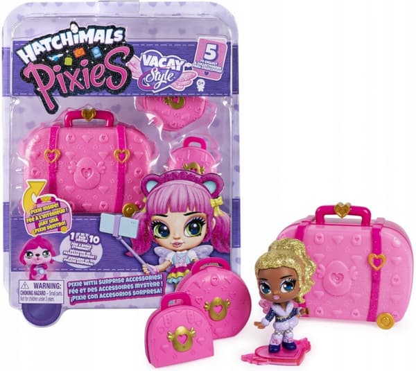 HATCHIMALS PIXIES SUITCASE DOLL + ACCESSORIES