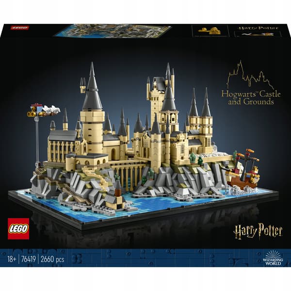 LEGO Harry Potter 76419 Hogwarts Castle and Grounds, building blocks