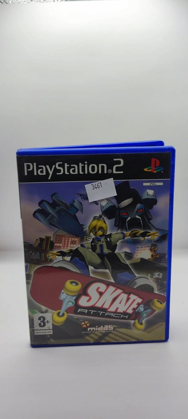 SKATE ATTACK game for Sony PlayStation 2 (PS2)
