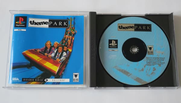 PS1 GAME: THEME PARK FOR PLAYSTATION 1 (PSX)