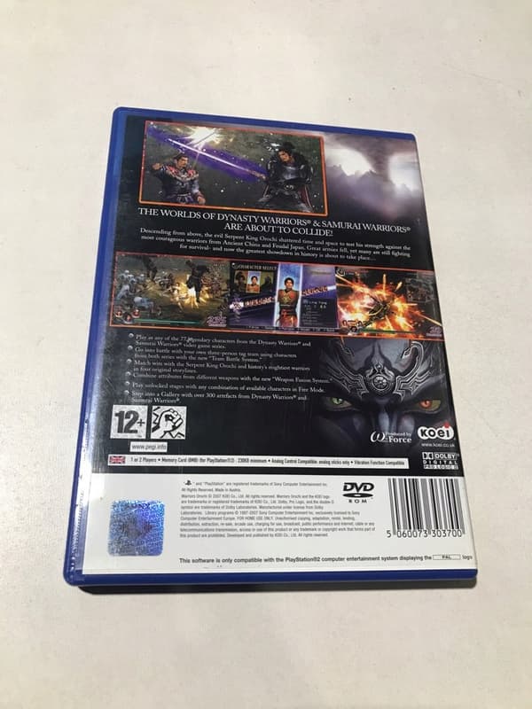 WARRIORS OROCHI PS2