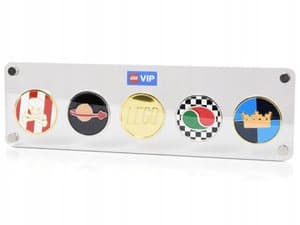 LEGO Collectible Coins VIP Set plus frame