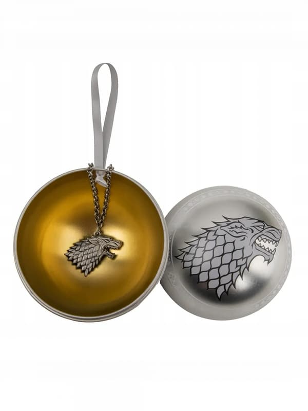 Game of Thrones Christmas tree decoration – Stark Direwolf