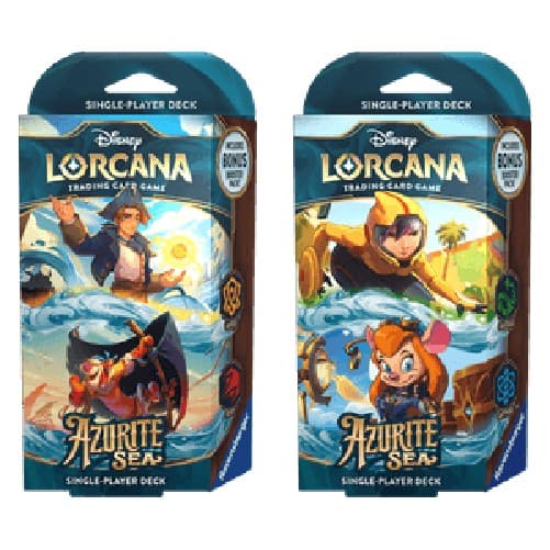 Lorcana Azurite Sea: 2 Starter Deck Set German