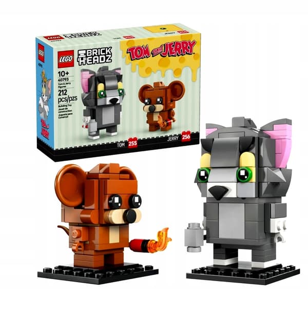 LEGO BrickHeadz 40793 Tom and Jerry Figures